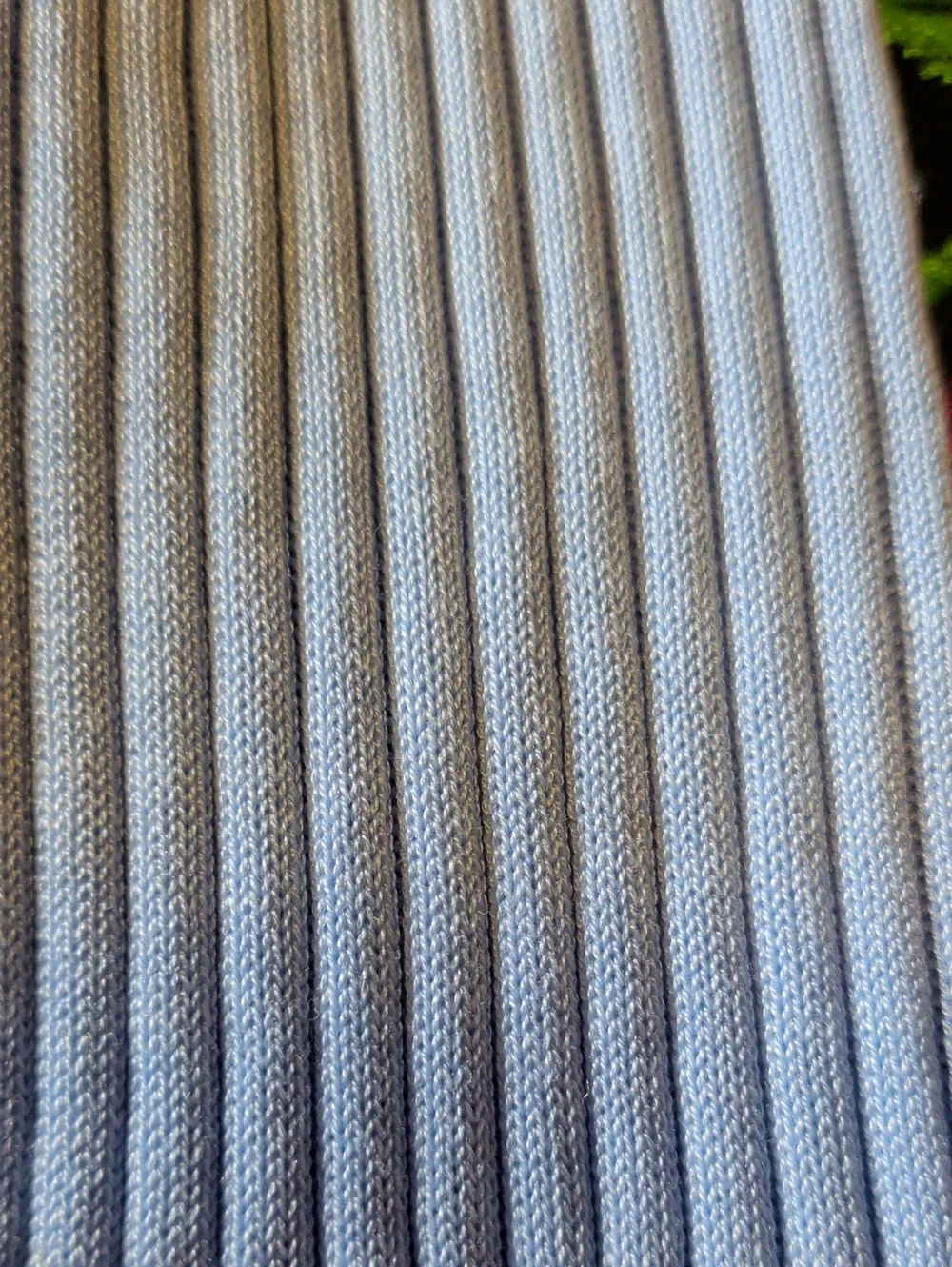Pantherella Light Blue Ribbed Dress Socks